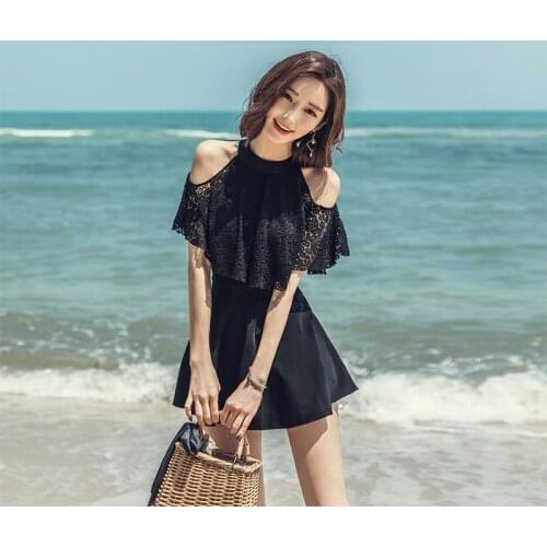 [NODELAY] Sexy One Piece Swimsuit Women New Cartoon Printed Swimwear Female Spa Bathing Suits Girls Push up Skirt Swim Suit XXL