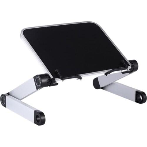Foldable Reading Book Holder Bookcase Stand 360 Degree Adjustable for PC Support