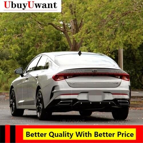 EPFBSQP For Kia Optima K5 DL3 Spoiler 2020 2021 ABS Plastic Gloosy Black Rear Trunk Boot Lip Spoiler Car Tail Wing Decoration