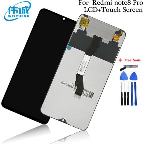 Lcd Display For Xiaomi Redmi Note 8 Pro LCD Dispaly With Frame Touch Screen Assembly Replacement For Redmi Note 8 Pro LCD Screen