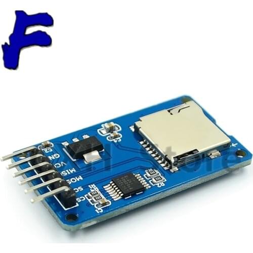 1pcs/lot Micro SD card mini TF card reader module SPI interfaces with level converter chip for arduino
