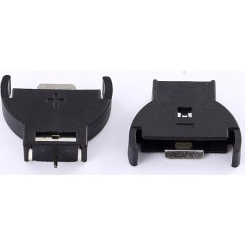 100pcs/lot CR2025 CR2032 Battery Button Coin Cell Holder Socket Case