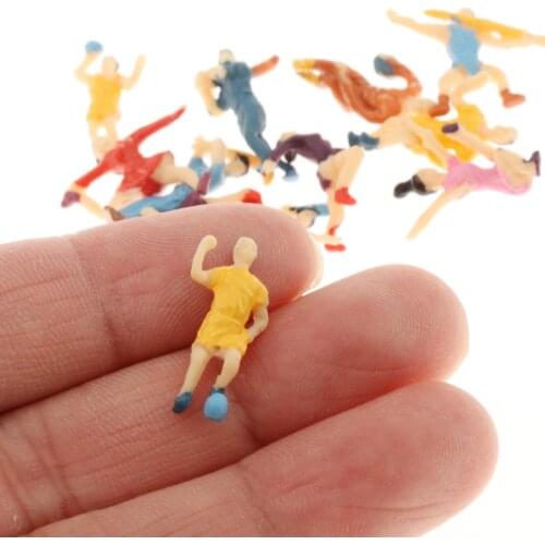 12pcs 1/100 People Diorama Model Figures Character Model Mini Scene Decor