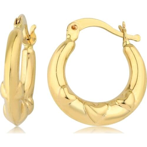 14k Hoop Earrings W4E28109