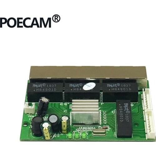 8 port unmanage ethernet gigabit switch module 6 ports rj45 and 2 RJ45 1*8 pin header network switch module