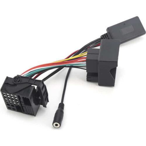 Accesorios automovil araba aksesuar Car 5.0 Music AUX Adapter 6Pin Microphone Handsfree Wiring Fit for Ford Mondeo