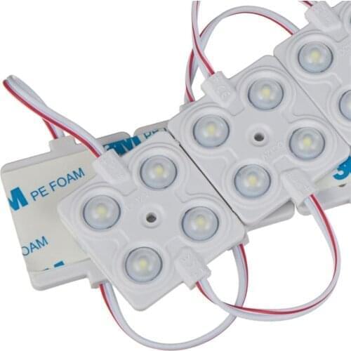 YANGMIN Free Shipping 300PCS/LOT 4LED/PCS DC12V SUPER BRIGHT LED Modules with 160degree lens injection LED modules