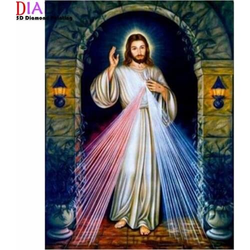 Religious Jesus Diy 5d diy Diamond Painting cross-stitch 5D diy Diamond Embroidery Full Square&round Drill Rhinestones