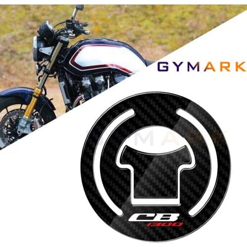 CB1300 X4 - Tank Cap Cover Motorcycle Sticker Fuel Cap Protector Decals Case For HONDA CB1300 X4 2006-2012 3D Carbon Look