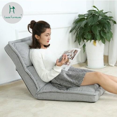 Louis Fashion Living Room Sofa Lazy Person Can Fold and Wash the Bedroom Balcony Tatami Reading Windows Computer Chairs