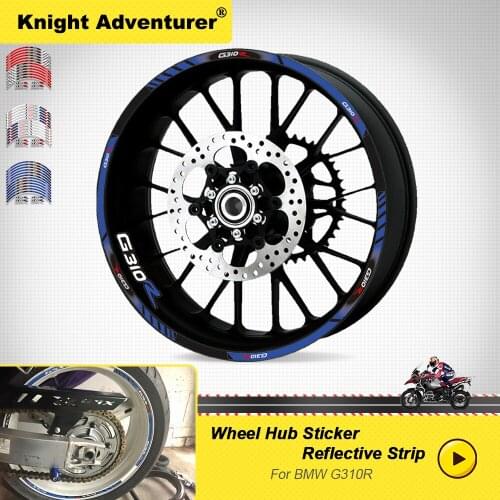 For BMW G310R G 310 R g310 r Motorcycle Racing equipment Accessories Wheel Tire Rim Decoration Adhesive Reflective Decal Sticker
