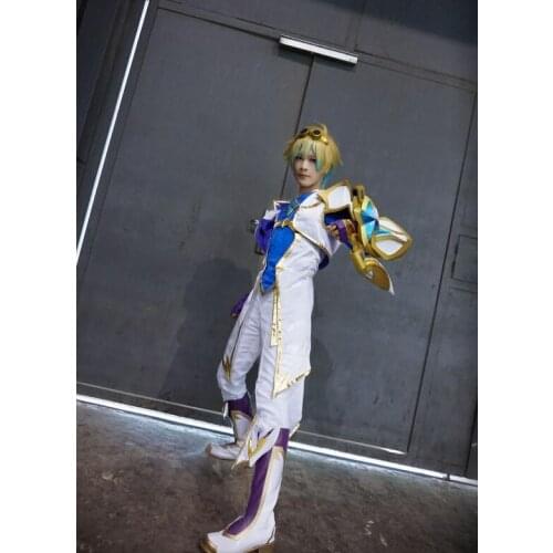 Game LOL Ezreal Cosplay Star Guardian Cosplay Costumes EZ Cos The Prodigal Explorer Costume Full Set Dress
