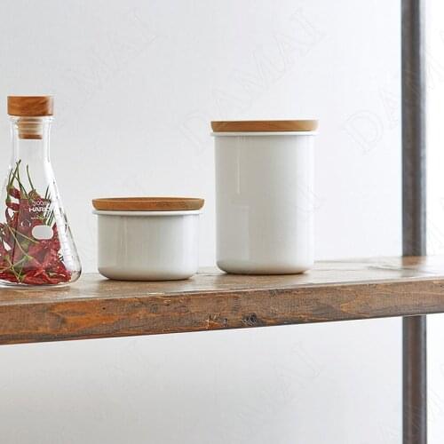 Simplicity Ceramic Storage Jar with Lid Kitchen Cereal Dispenser Living Room Desktop Candy Jars Coffee Table Tea Organizer