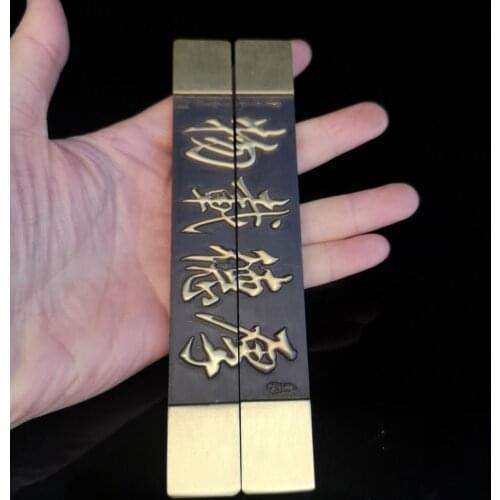 China painting calligraphy auxiliary tool make paper smooth metal crafts Paperweight-HOU DE ZAI WU-Paper weight home decor