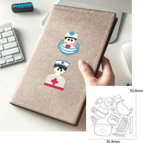 Medical Personnel Metal Cutting Dies For DIY Scrapbooking Album Paper Cards Decorative Crafts Embossing Die Cuts New