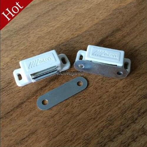 New 10pcs Cabinet Door Catches Fittings Wardrobe Door Catches With Magnetic Dresser Door Closer