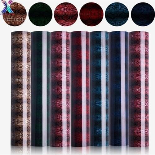XFX HTV New Multicolor Feathers Pattern 25x150cm HTV PU Heat Transfer Vinyl Heat Press Machine Print DIY Cricut Iron on Transfer