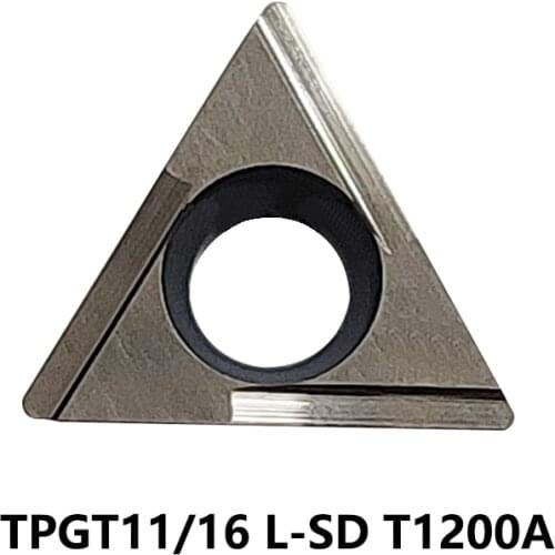 Original TPGT 110304 160404 TPGT110304L-SD TPGT160404L-SD T1200A Lathe Cutter TPGT110304 TPGT160404 Carbide Inserts Turning Tool