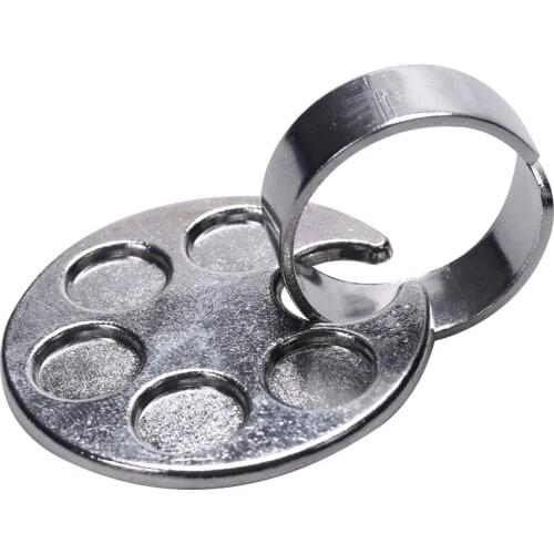 Stainless Steel Color Display Palette Pallet False Nail Art Gel Polish Varnish Color Shelf Practice Board Manicure Tool Cute