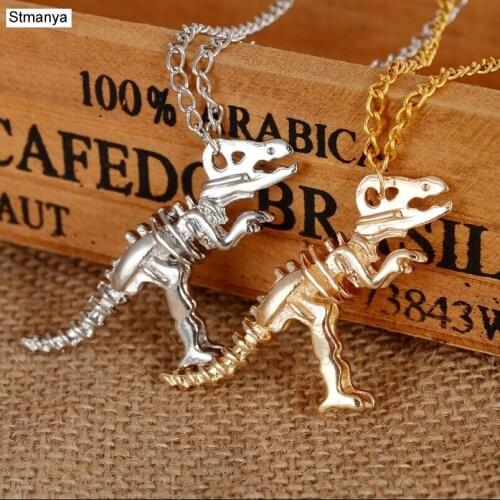 Hot Women Fashion Cute Retro pendant Necklace Retro metal dinosaur skeleton Best Gift jewelry N1046