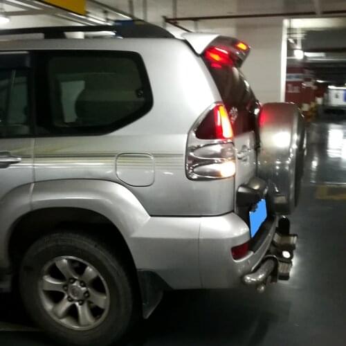 For 2003 2004 2005 2006 2007 2008 2009 Toyota Land Cruiser Prado FJ120 4000 Spoiler ABS Material Car Rear Wing Spoiler