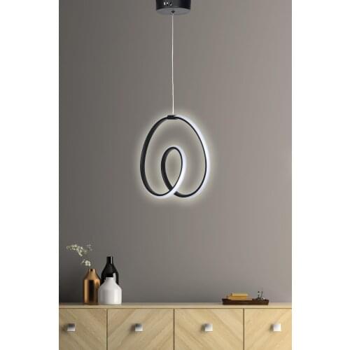 Saint Belisama Enrico Led Chandelier Black