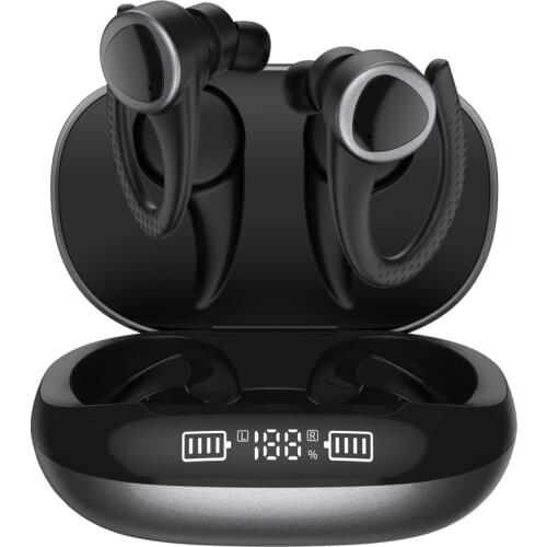 T09 Headset Wireless Headphones Waterproof Earbuds Business Earphones Bluetooth 5.0 Earpieces Sport Works On All Smartphones TWS