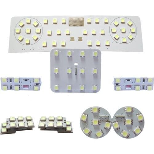 For VW Volkswagen Passat CC R36 GTI Interior Lights Dome Map Room Roof LED Lamps Reading Light Trunk 12V Update White Lamp Panel