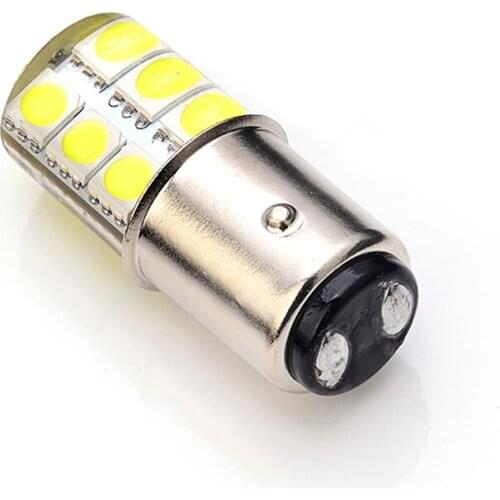 1157 P21/5W Bay15d S25 LED 12SMD 12V 1W Silica gel Automobile Car Brake Light Stop Parking DRL Lamp Red/White/Yellow
