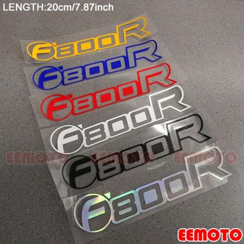 2PCS Motorcycle body wheels rims helmet Shell Tank Pad Motorbike Fairing Reflective Decals Stickers for F800R F800 R