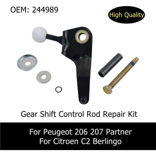 244989 AP02 Gear Shift Control Rod Repair Kit For Peugeot 206 207 Partner For Citroen C2 Berlingo Gearshift Transmission Lever
