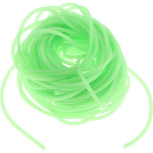 3pcs Plastic Fishing Luminous Tube Glow In Dark Carp Rig Tubing 4m
