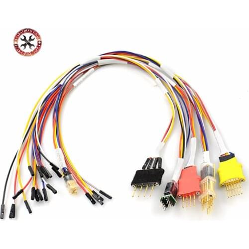 Newest 5pcs cable Wires Pins Probes adapter Supports iProg/Xprog For ECU In-Circuit Without Soldering