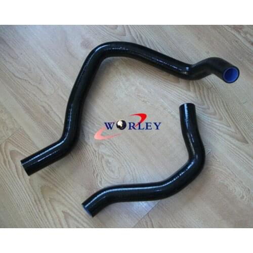 BLACK Silicone Radiator Hose For HONDA Civic CRX SIR VT EE8/9 EF8 EF9 B16A 88-91