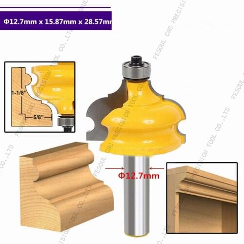 12.7mm shank-1PCS,cnc solid carbide woodworking router bit,Woodworking cutter,carving knife,drawer lock knife,drawer,wood tool