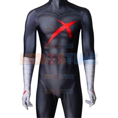 3D Printed Teen Red X Cosplay Costumes Zentai Catsuit Teen Superhero Costume Halloween Bodysuit Jumpsuit