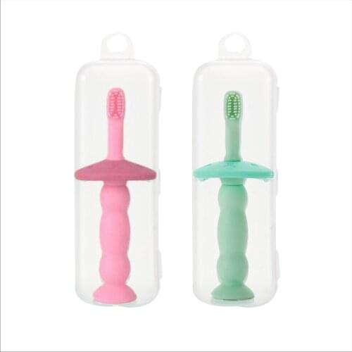 Infant Silicone Training Toothbrush Baby Special Soft Hair Oral Care Safe Tooth Cleaning Tools