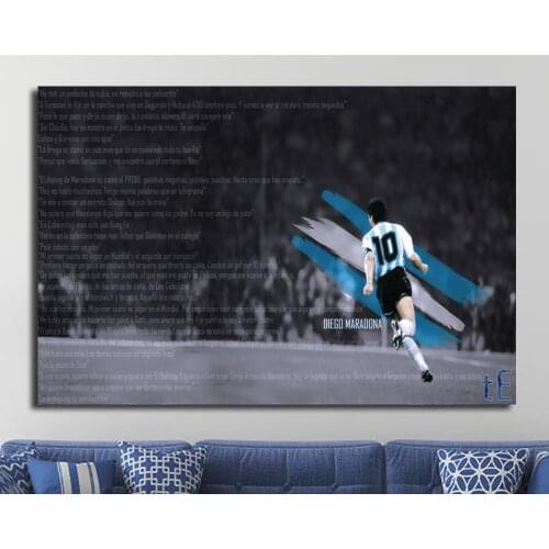 Custom Poster Silk Home Deco 20 Decoration Legend Diego Armando Maradona Football Super Star Great Wall Art Christmas Gift