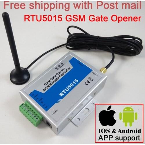GSM SMS Gate Opener RTU5015 Mobile Phone Remote Control Switch QUAD band 850/900/1800/1900 MHz Free shipping New CL1-GSM app