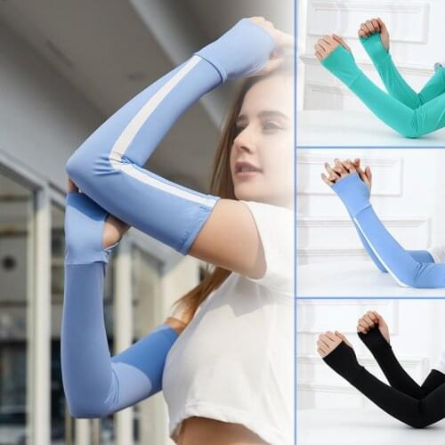 Arm Sun Sleeves Sun Protection Cover up Long Cooling Sleeves for Outdoor Activities Supplies FK88