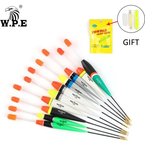 W.P.E 5pcs/pack Fishng Float 3g/3.5g/4g/7g Barguzinsky Fir Float 18-21cm Carp Fishing Vertical Buoy Float Fishing Tackle Pesca