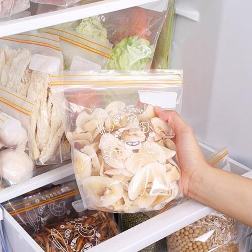 Self-sealing Food Storage Bag Removable Food Preservation Double Sealed Bag PE Environmentally Friendly Food Sealed Refrigerate