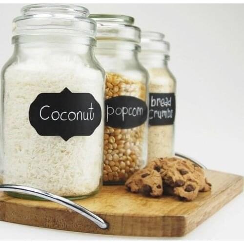 3 Designs 30pcs/lot Vinyl Chalkboard Label Stickers,Modern kitchen Organizing Chalkboard Stickers Decor vinilos paredes D754D