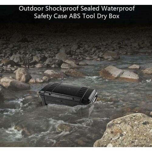 Portable Outdoor Camping Shockproof Sealed Waterproof Case Tool Holder Dry Box
