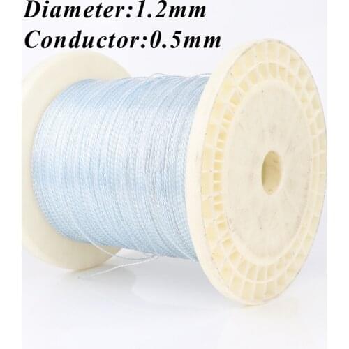 Yter 1.2mm Vahalla Odin 7n Silver Plated Occ Copper Hifi Audio Interconnect Cable For Earphone Wire Rca Single Cable