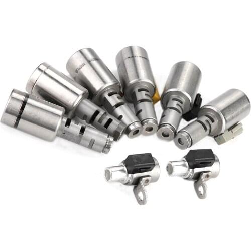 09G TF60SN 8pcs Car Transmission Solenoid Kit for SKODA SUPERB 2009-2011 for MINI L4 2005-2011 for SAAB 9-3 L4 2009-2011