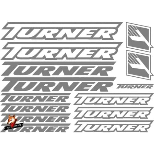 1 Set Vinyl Decals Stickers Sheet Bike Frame Cycle Sticker Styling Decorative for Turner