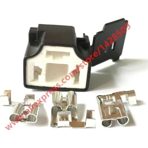 5 Sets 3 Pin 7.8 H4-2B Ceramic Car Connector H4 Auto Light Lamp Holder Plug 7.8mm Lamp Plug For VW Santana 2000
