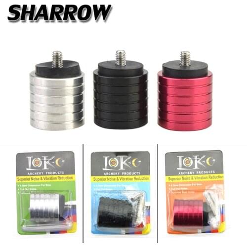 1set Archery Weight Compound Bow Spare Weight Stabilizer Balance Rod Weight Damper Shock Kit Shooting Hunting Accessories