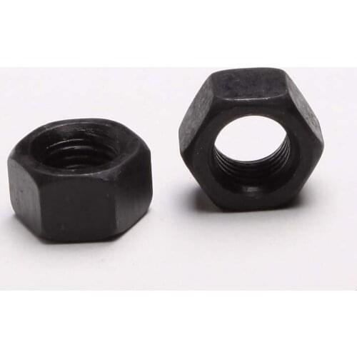 20PCS 12High Strength Alloy Steel Hex Nuts Hex Nut Surface Black M6 GB6170